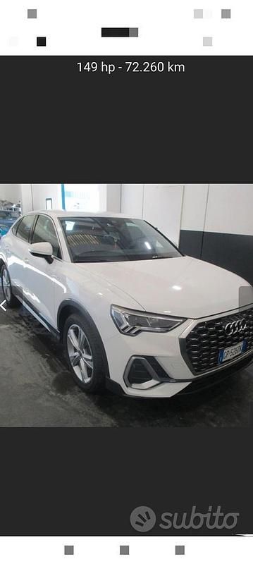 Usata Audi Q3 Sportback S-Line 150 CV (110 kW) 2023 Bianco SUV