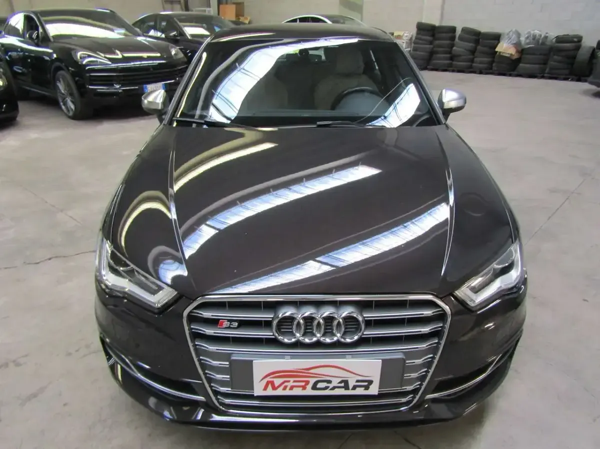 Usata Audi S3 Ambiente 300 CV (220 kW) 2016 Beluga brown metallic Berlina