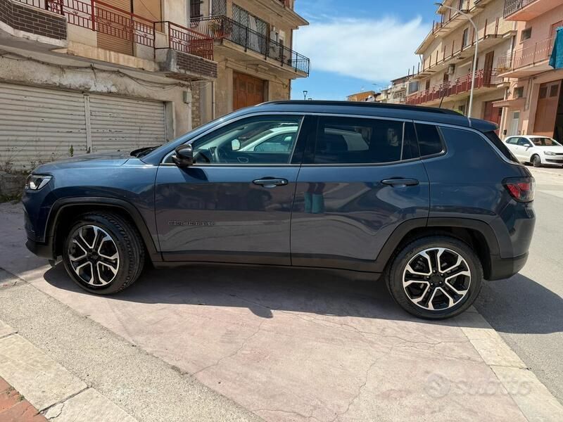Usata Jeep Compass Limited 131 CV (96 kW) 2022 Blu SUV