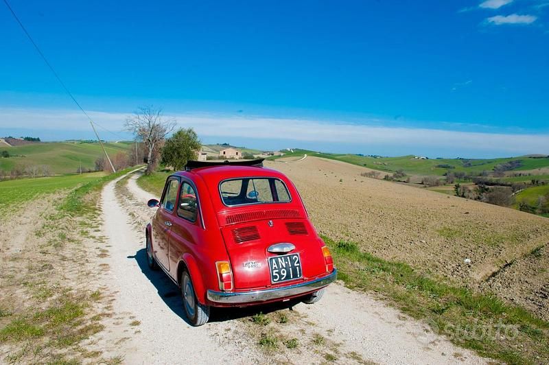 Usata Fiat 500 1970 Rosso Utilitaria