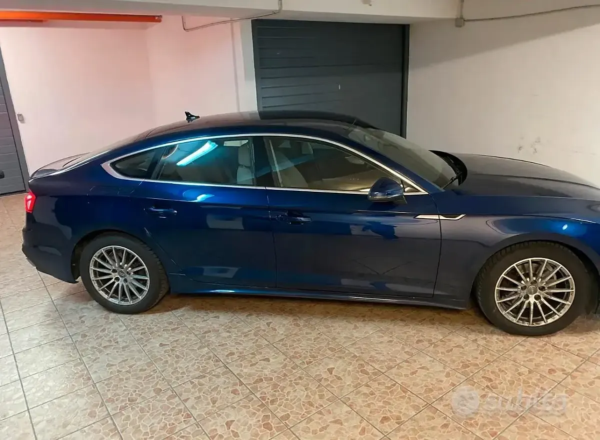 Usata Audi A5 170 CV (125 kW) 2020 Blu Coupé
