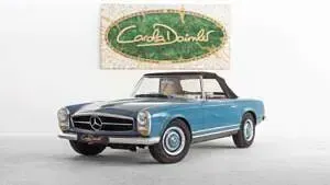 Usata Mercedes 230 150 CV (110 kW) 1966 Blu Cabrio