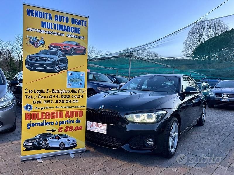 Usata BMW 116 M Sport 110 CV (80 kW) 2019 Nero Utilitaria