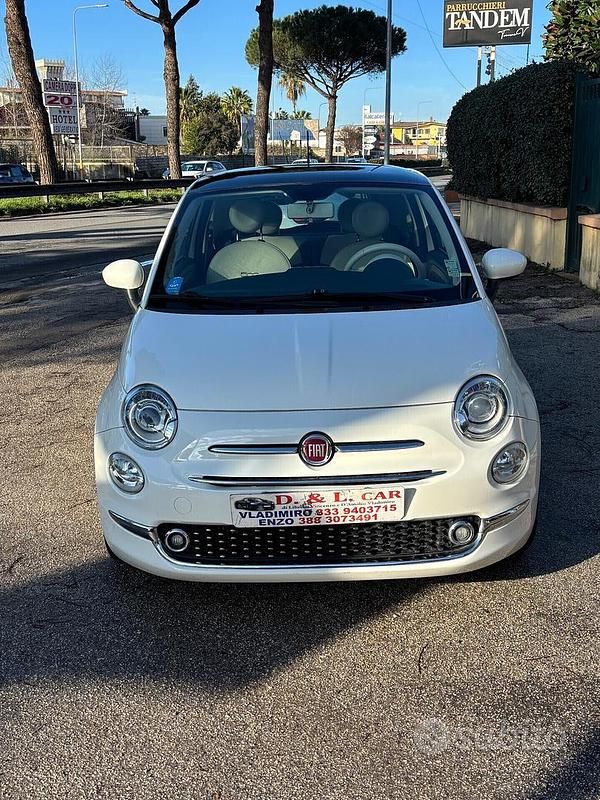Usata Fiat 500 Lounge 95 CV (69 kW) 2016 Bianco Berlina