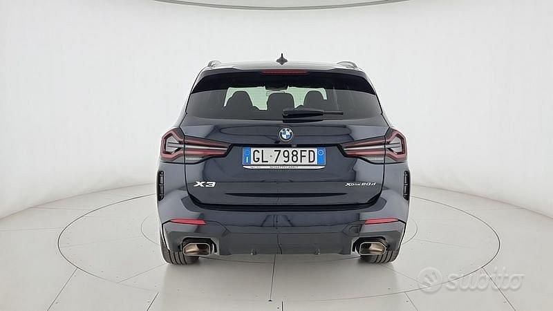 Usata BMW X3 M Sport 190 CV (139 kW) 2022 Nero SUV