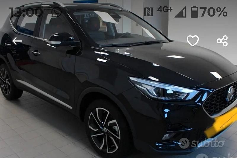 Usata MG ZS 106 CV (77 kW) 2025 Nero SUV