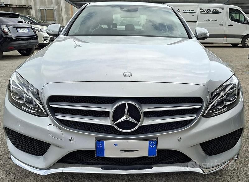 Usata Mercedes C220 Premium 170 CV (125 kW) 2014 Grigio Berlina