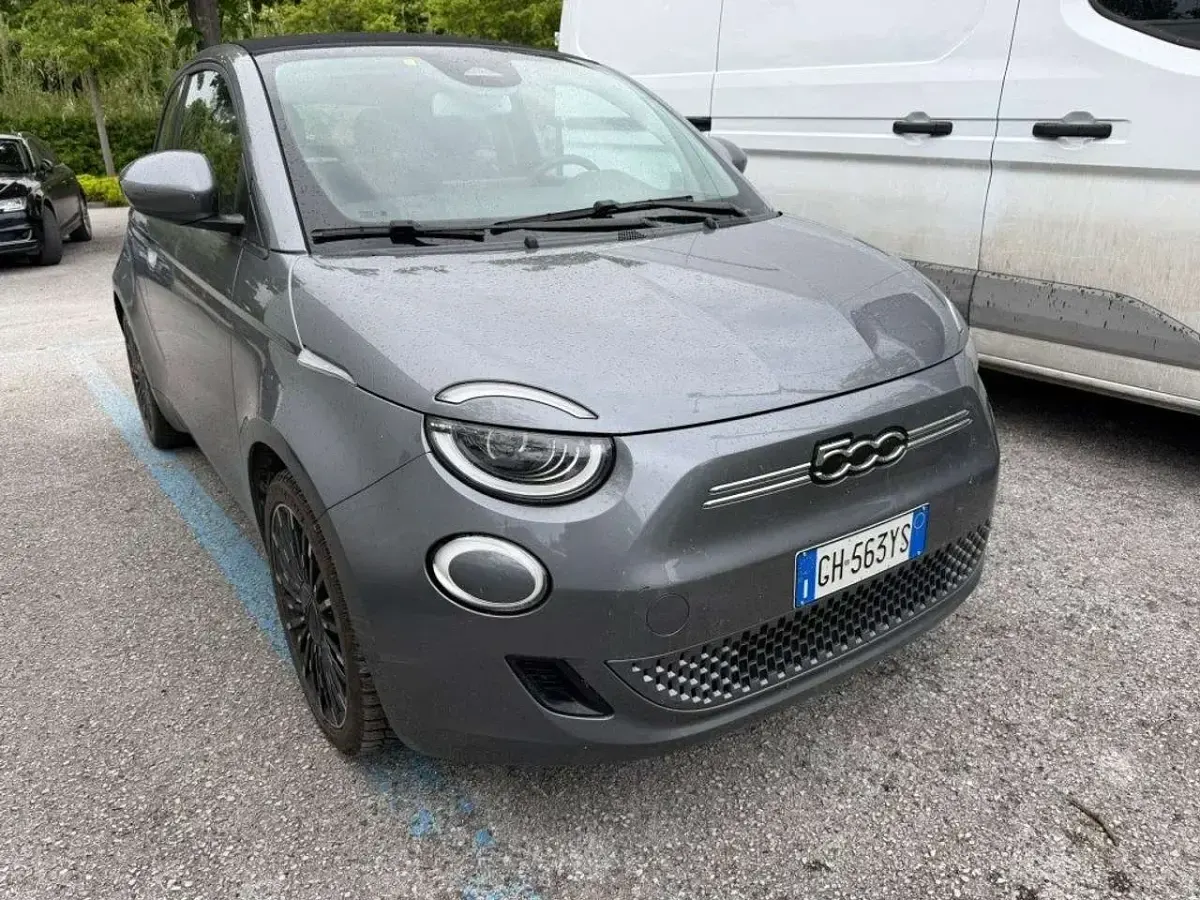 Occasion Fiat 500e Icon 42 kW (58 ch) 2022 Gris Cabriolet