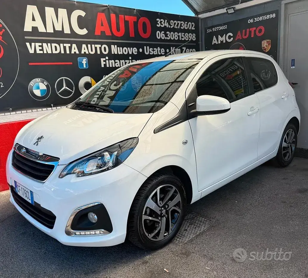 Usata Peugeot 108 Allure 72 CV (52 kW) 2021 Bianco Berlina