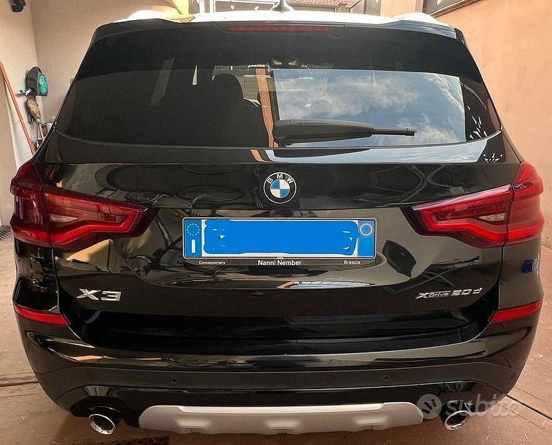 Usata BMW X3 xLine 190 CV (139 kW) 2019 Nero SUV