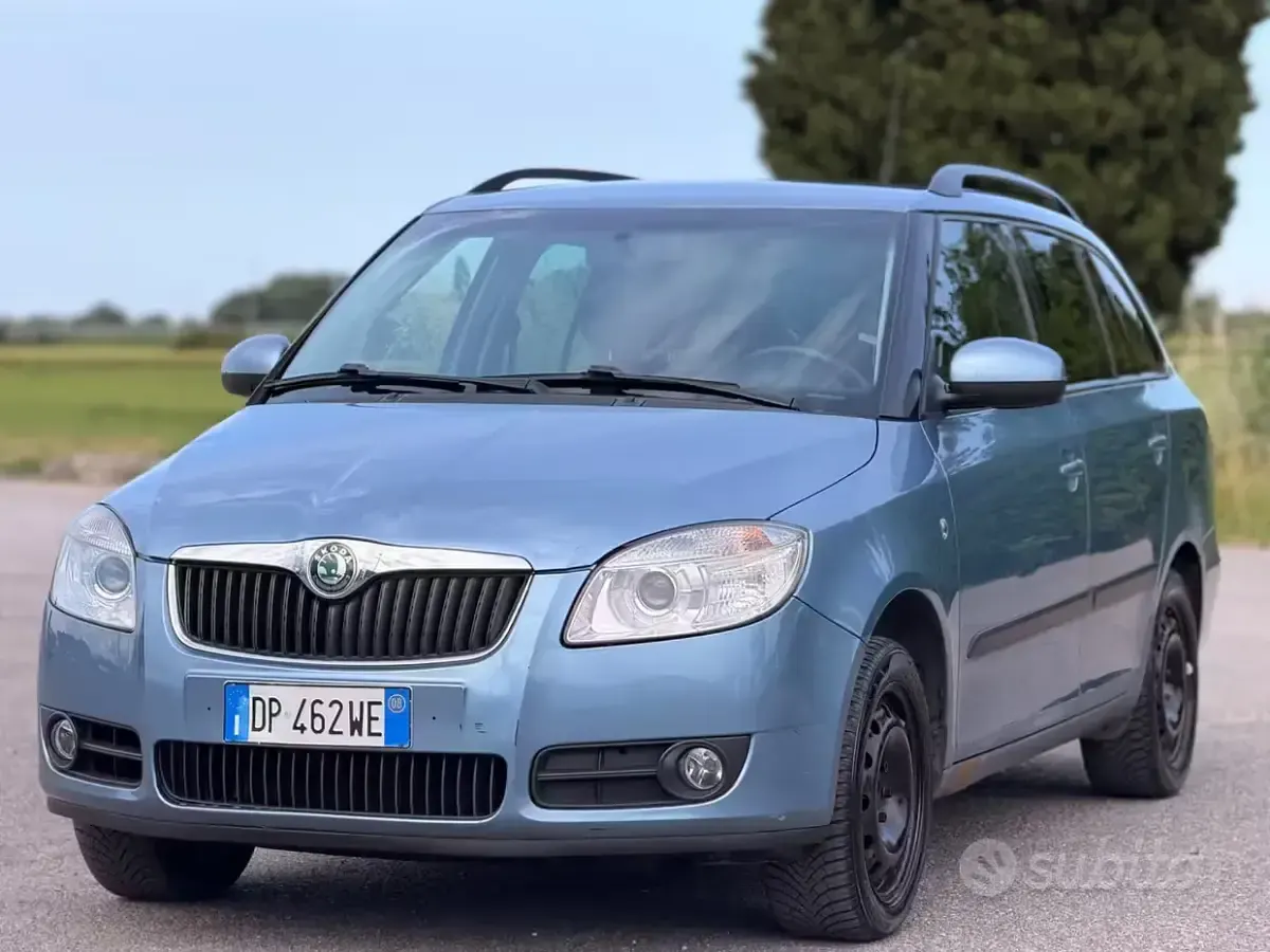 Usata Skoda Fabia Comfort 105 CV (77 kW) 2008 Blu Station wagon