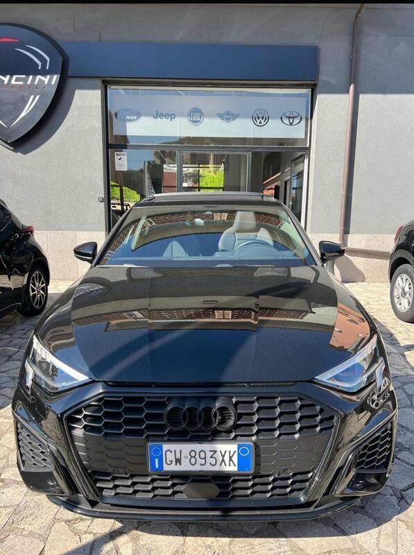 Usata Audi A3 150 CV (110 kW) 2023 Nero Berlina