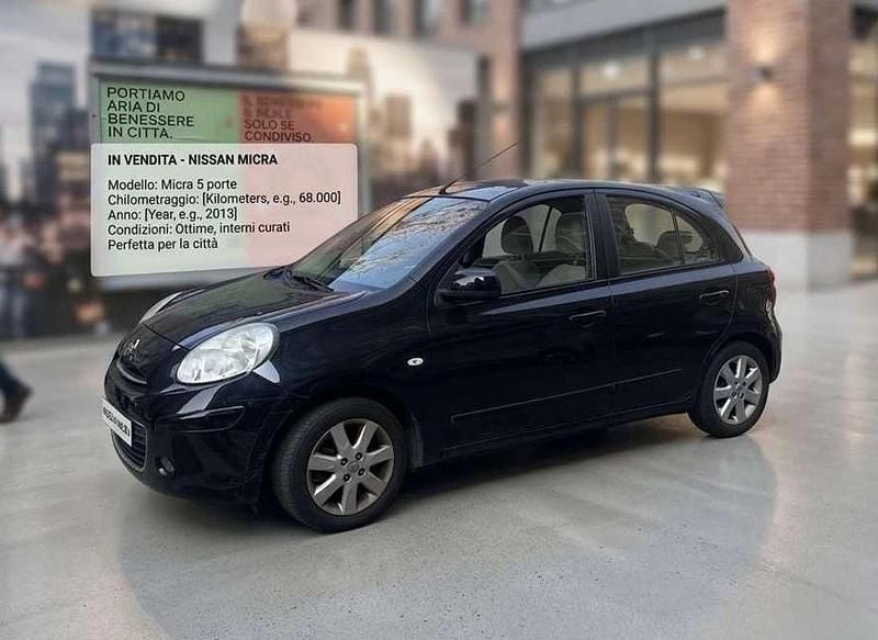 Usata Nissan Micra S 98 CV (72 kW) 2013 Utilitaria