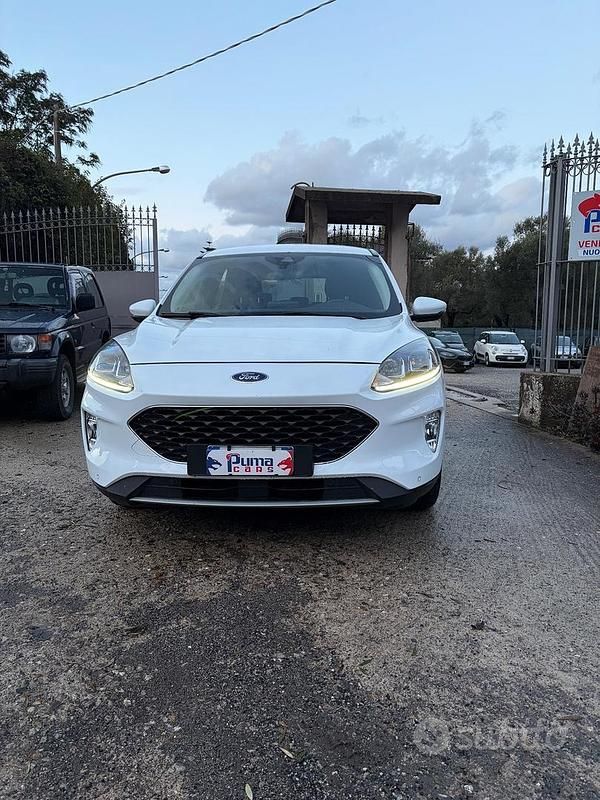 Bianco Usata 2022 Ford Kuga ST-Line X SUV | 15.500 € (Ottimo prezzo) - Immagine 1/4