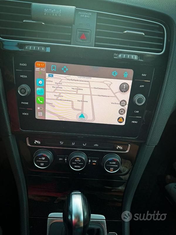 Usata VW Golf VII 150 CV (110 kW) 2019 Nero Berlina