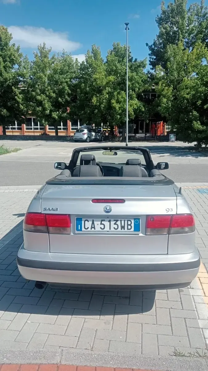 Usata Saab 9-3 149 CV (109 kW) 2003 Argento Cabrio