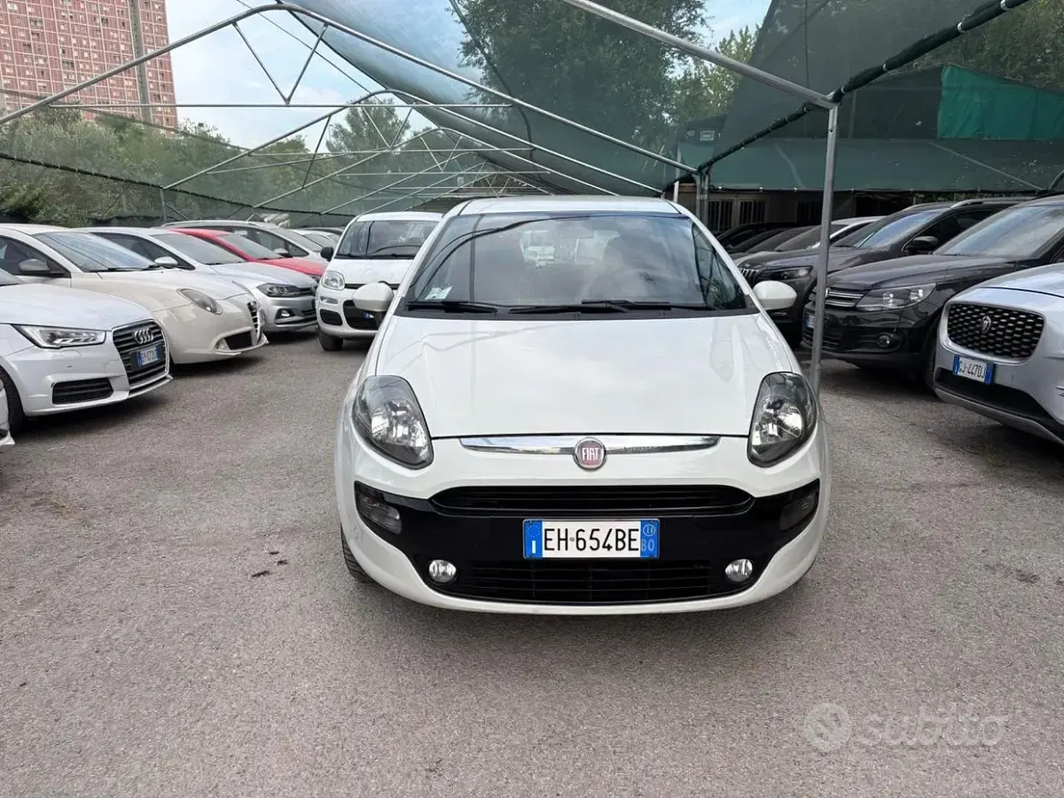 Usata Fiat Punto Evo Dynamic 69 CV (50 kW) 2011 Bianco Utilitaria
