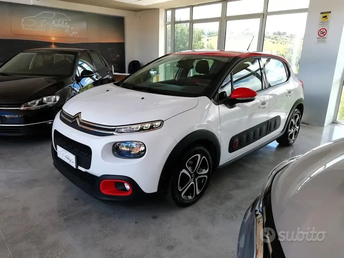 Usata Citroën C3 Shine 75 CV (55 kW) 2018 Bianco Utilitaria