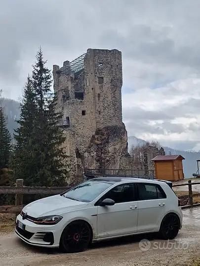 Usata VW Golf VII GTI 310 CV (228 kW) 2019 Bianco Berlina