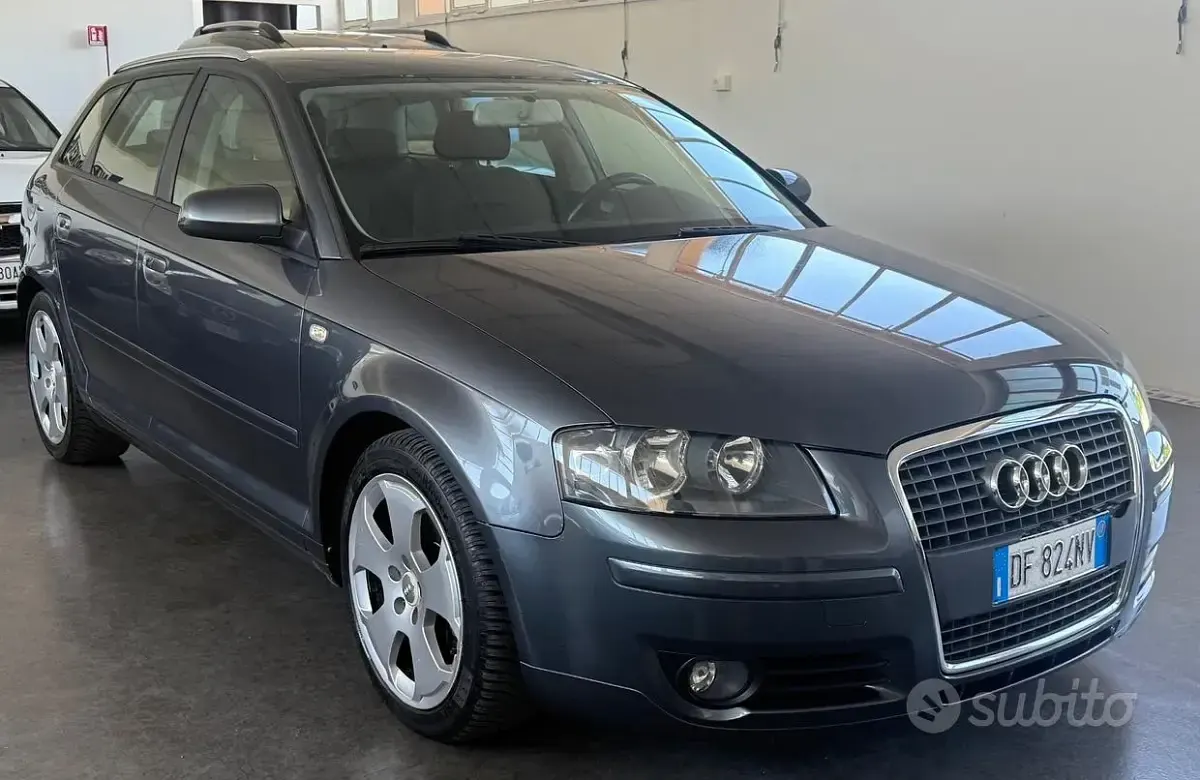 Usata Audi A3 Sportback Ambition 140 CV (102 kW) 2007 Grigio Utilitaria