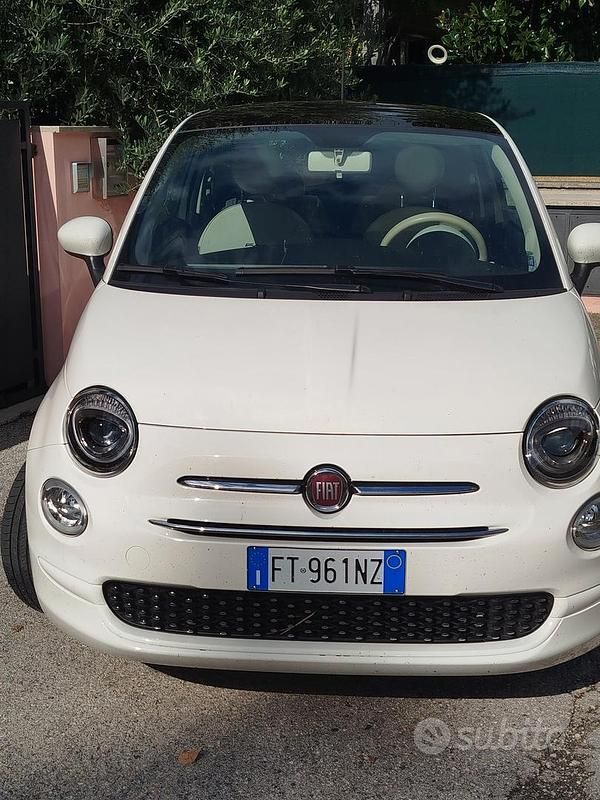 Usata Fiat 500 69 CV (50 kW) 2019 Bianco Utilitaria