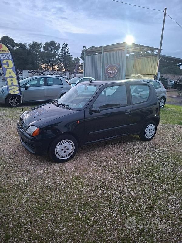 Usata Fiat Seicento 54 CV (39 kW) 1998 Nero Utilitaria