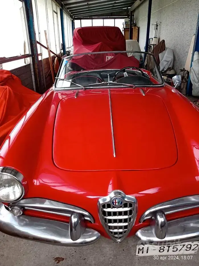 Usata Alfa Romeo Giulietta 1960 Rosso Cabrio