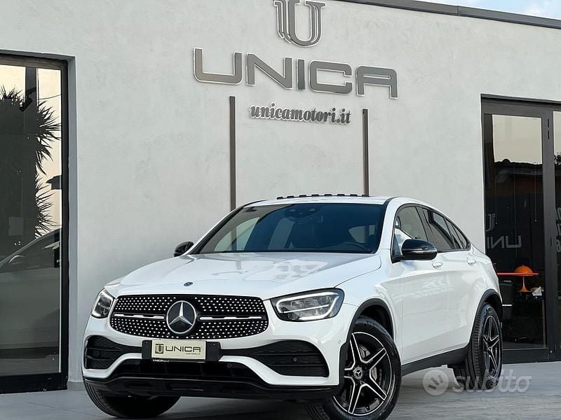 Usata Mercedes GLC220 AMG Line Premium Plus 194 CV (142 kW) 2021 Bianco Coupé