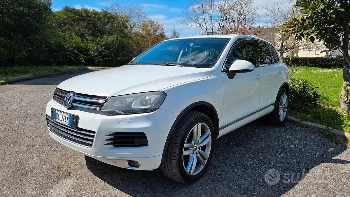 Usata VW Touareg 245 CV (180 kW) 2013 Bianco SUV