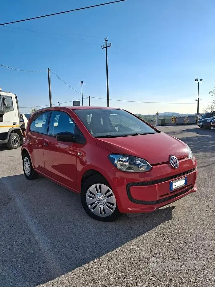 Usata VW up! 68 CV (50 kW) 2014 Rosso Utilitaria