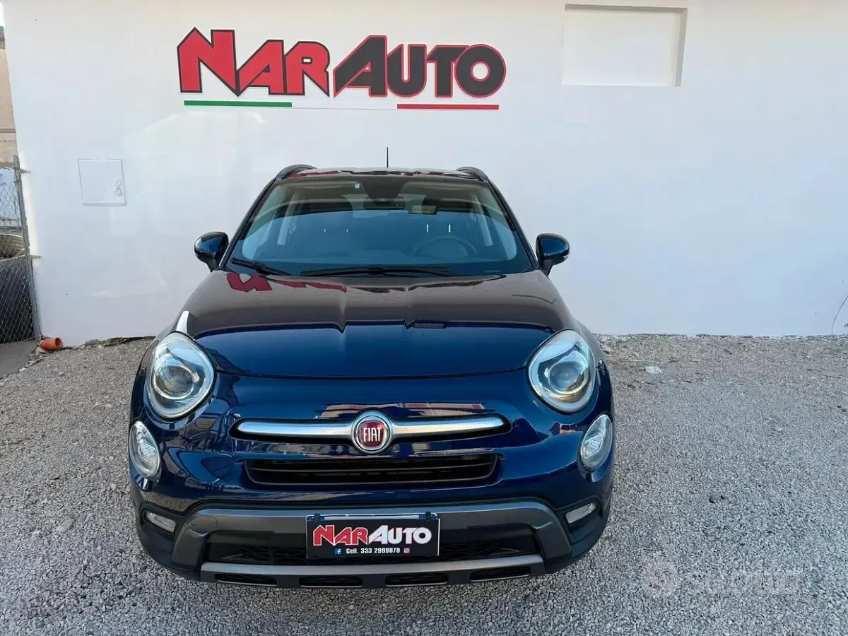 Usata Fiat 500X Cross 140 CV (102 kW) 2015 Blu SUV