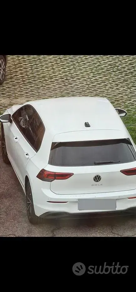 Usata VW Golf VIII 116 CV (85 kW) 2020 Bianco Berlina