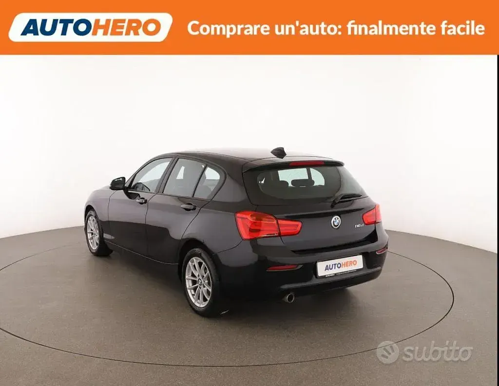 Usata BMW 116 116 CV (85 kW) 2019 Nero Utilitaria