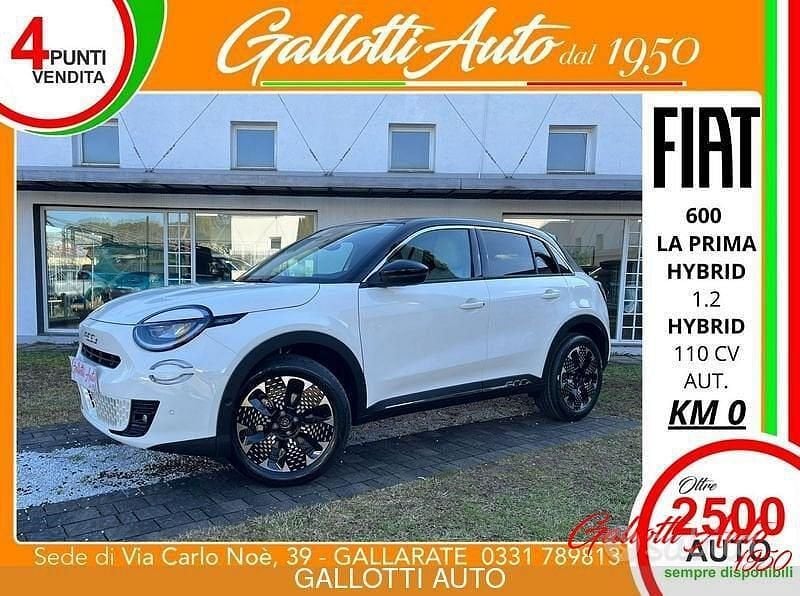 Nuova Fiat 600 La Prima 110 CV (80 kW) 2025 Bianco SUV