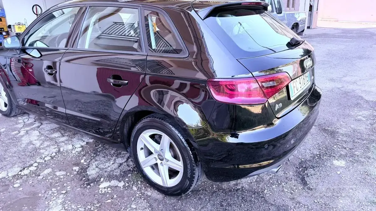 Usata Audi A3 105 CV (77 kW) 2014 Nero Berlina