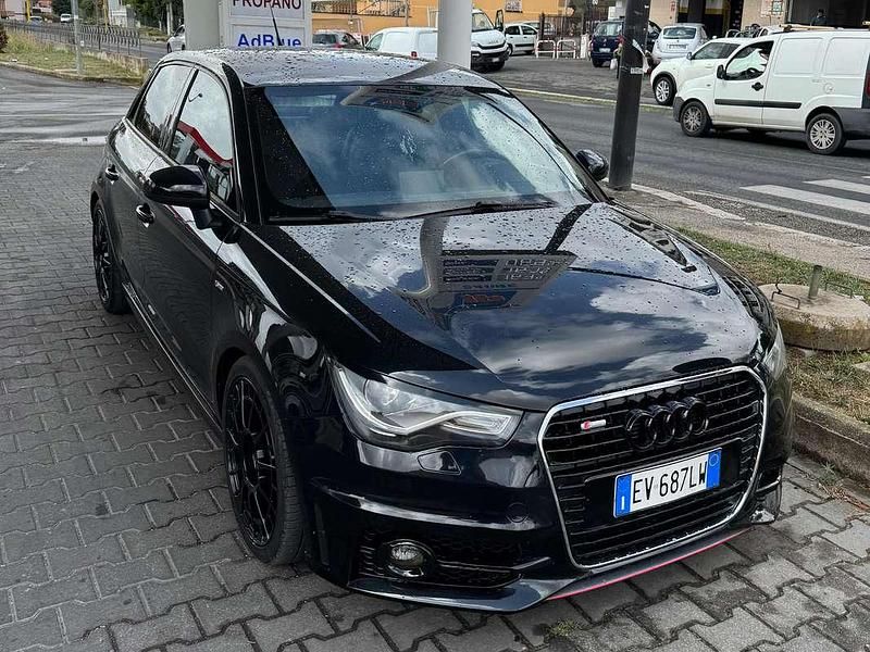 Usata Audi A1 Sportback Ambition 185 CV (136 kW) 2014 Nero Utilitaria