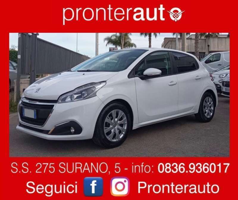 Usata Peugeot 208 75 CV (55 kW) 2018 Bianco Utilitaria