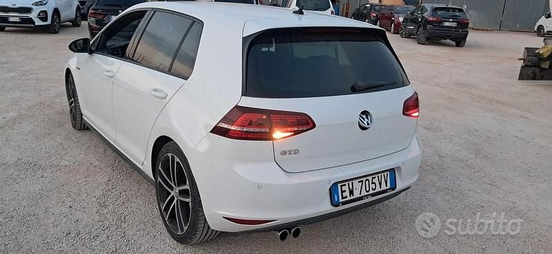 Usata VW Golf VII GTD 2014 Bianco Berlina