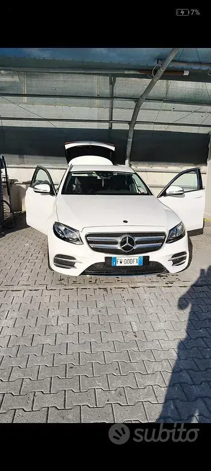 Usata Mercedes E220 194 CV (142 kW) 2019 Bianco Station wagon