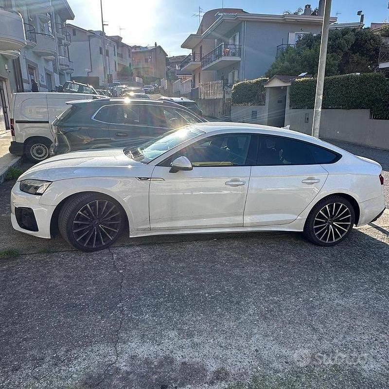 Usata Audi A5 S-Line 2020 Bianco Coupé
