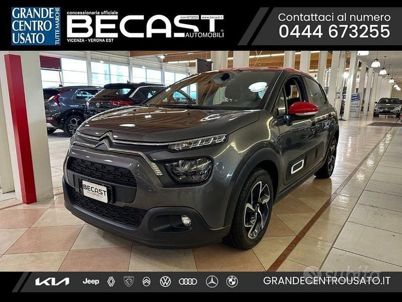 Usata Citroën C3 Feel 83 CV (61 kW) 2022 Grigio scuro metallizzato Utilitaria
