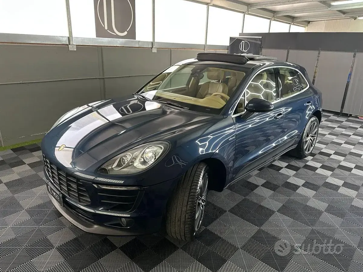 Usata Porsche Macan 250 CV (183 kW) 2016 Blu SUV