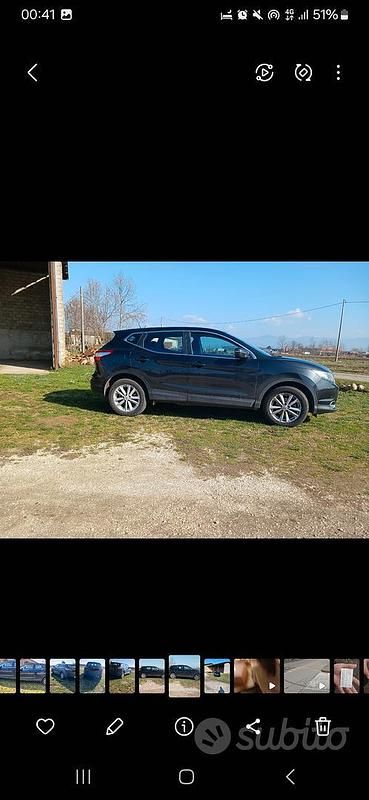 Usata Nissan Qashqai 360º 116 CV (85 kW) 2015 Nero SUV