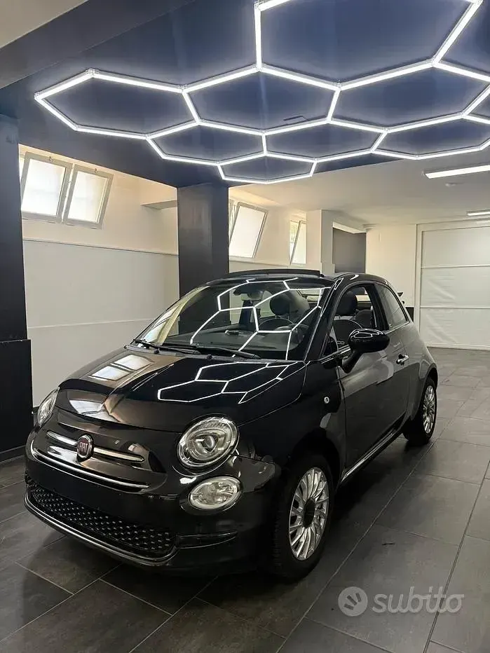 Usata Fiat 500 Mirror 85 CV (62 kW) 2018 Nero Cabrio