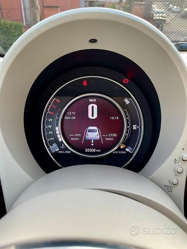 Usata Fiat 500 70 CV (51 kW) 2021 Rosso Utilitaria