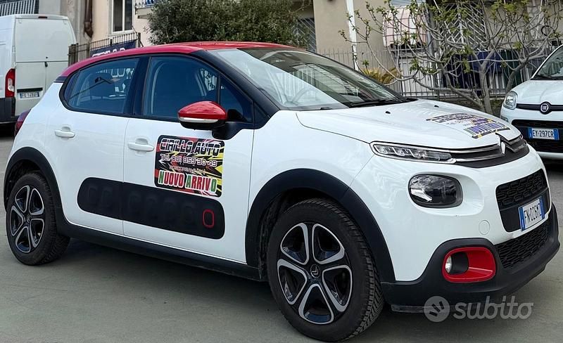 Usata Citroën C3 Shine 75 CV (55 kW) 2018 Bianco Utilitaria