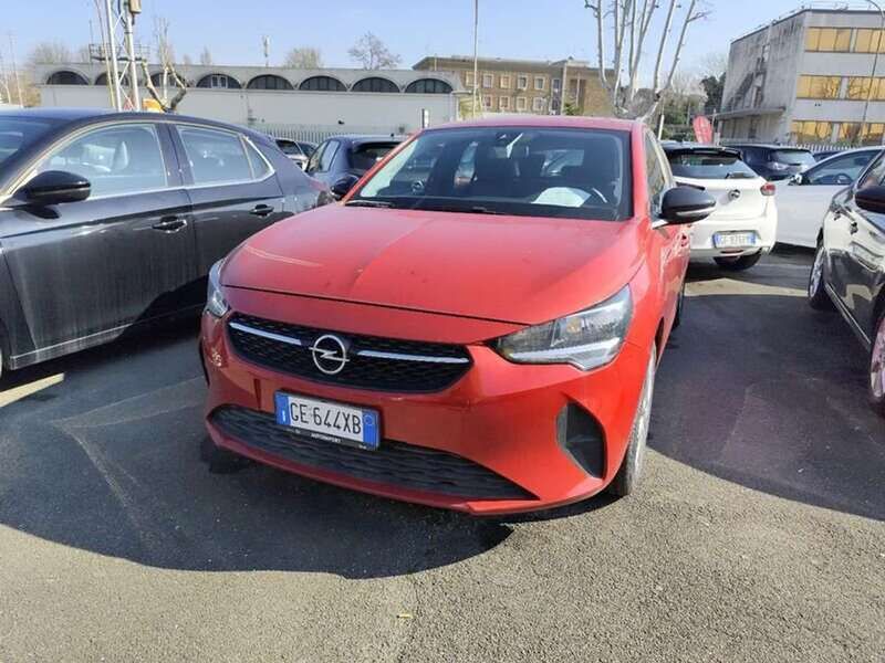 Rosso Usata 2021 Opel Corsa Edition+ Tre volumi | 12.900 € (Cara) - Immagine 1/4