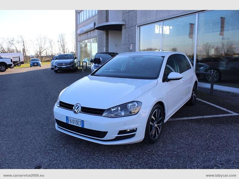 Usata VW Golf VII Highline 110 CV (80 kW) 2015 Bianco Berlina