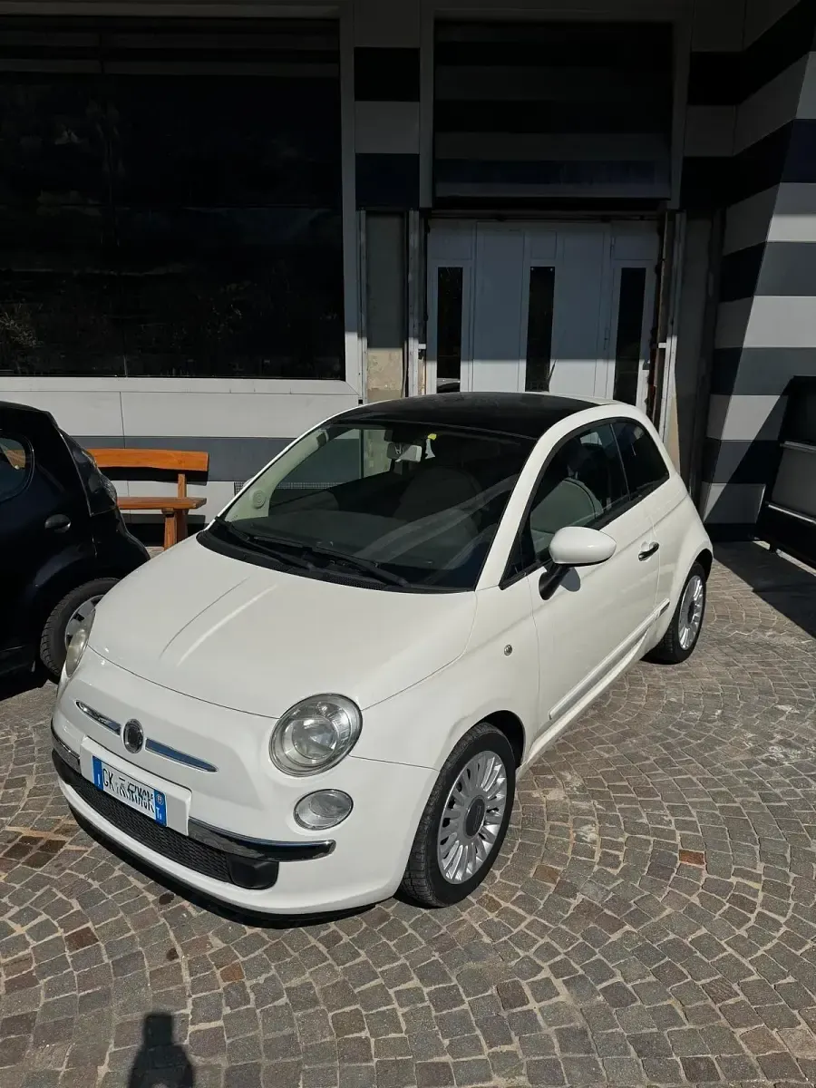 Usata Fiat 500 69 CV (50 kW) 2008 Bianco Berlina