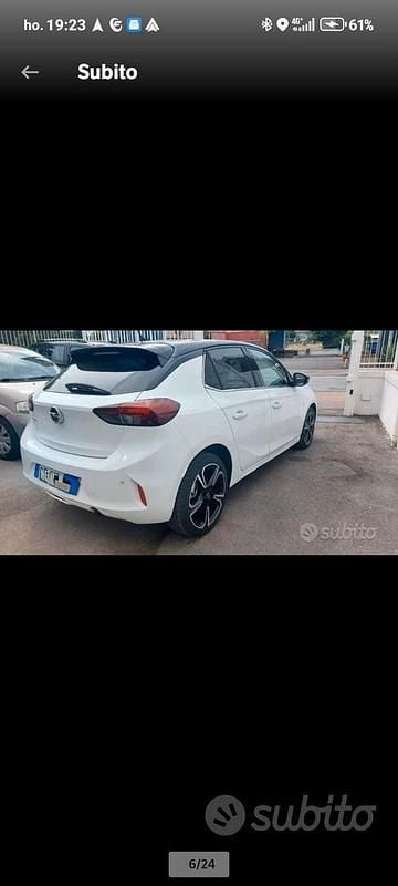 Usata Opel Corsa Elegance 102 CV (75 kW) 2021 Bianco Utilitaria
